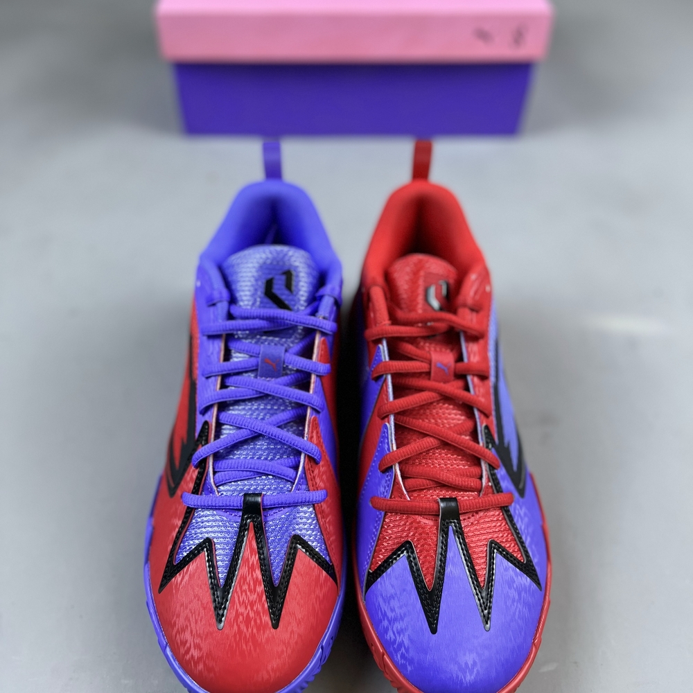 BRAND NEW Puma Scoot Zeros Pred Men's Basketball Dark Amethyst/Red 310354-01.